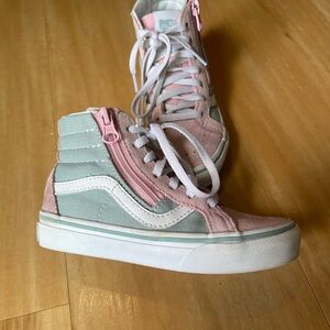 Girls Vans High-Top Sneakers Size 11.5